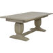 Rhaenyra 86 X 42 inch Sand Beige Extension Dining Table